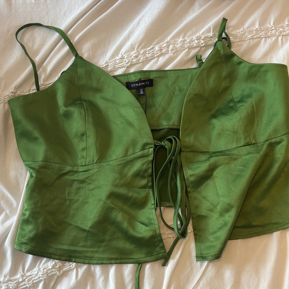 Dynamite Olive Camisole Top